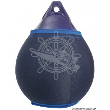 Housse parebatt. A5 bleu +tête