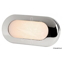 Lumière de courtoisie ovale poli miroir