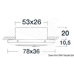 Plafonnier Merak inox doré