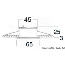 Plafonnier Atlas satiné