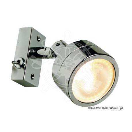 Spot articulé Laguna 1 LED HD 12/24 V