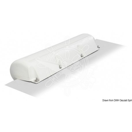 Défense en PVC blanc gonflable p. ponton