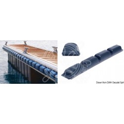 Défense ponton 800 mm bleu