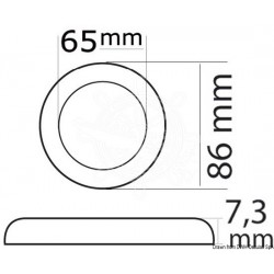 Spot LED Procion AISI 316 doré sans encastrement