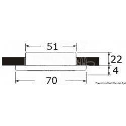Spot LED Atria satiné