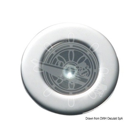 Feu de courtoisie à LED Circinus blanc 12/24 V