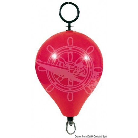 Bouée Polyform CC5 rouge sans tige centrale