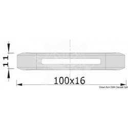 Feu de courtoisie Andromeda 6 LED blanc