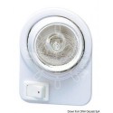 Spot halogène encastr. blanc