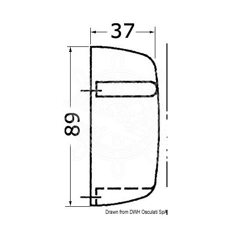 Feu Courtesy light exterieru 12 V 10 W