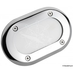 Spot ovale à encastrer en laiton chromé 12 V 20 W