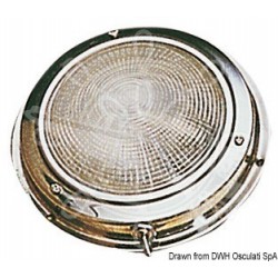 Plafonnier inox 140 mm