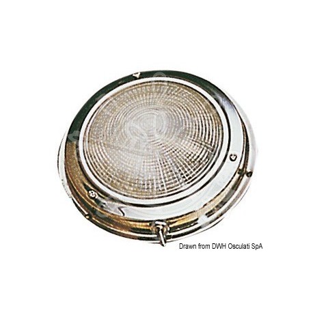 Plafonnier inox 140 mm