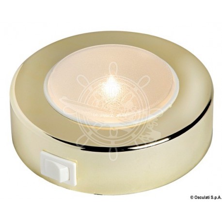 Plafonnier Sun ABS doré