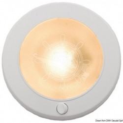 Plafonnier Saturn s.encastrement ABS blanc