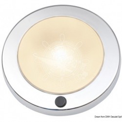 Plafonnier Saturn s.encastrement ABS chromé