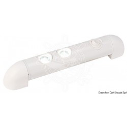 Feu LED orientable 180° 2x1 W HP