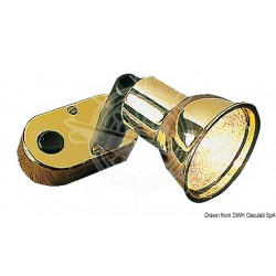 Spot halogène Batsystem ABS blanc