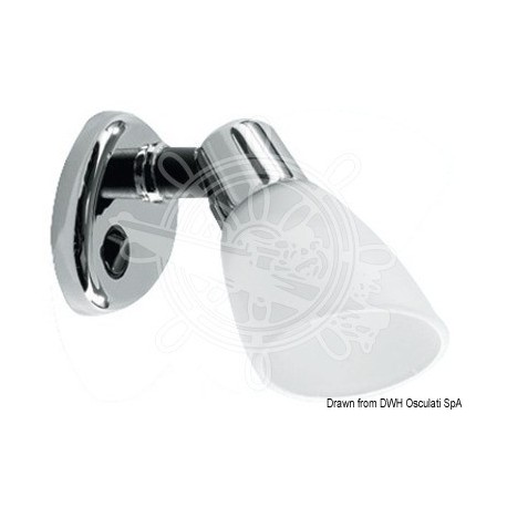 Spot halogène Batsystem Opal II ABS chromée