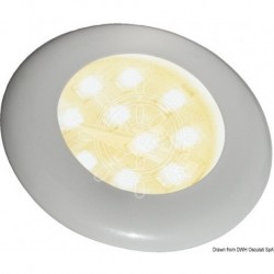 Spot Batsystem Nova ABS blanc 10 LED