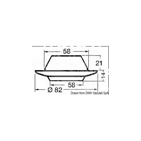 Plafonnier Comet doré + inter