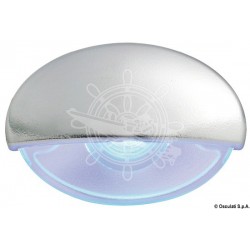 Lumière courtoisie Steeplight chromée LED bleu