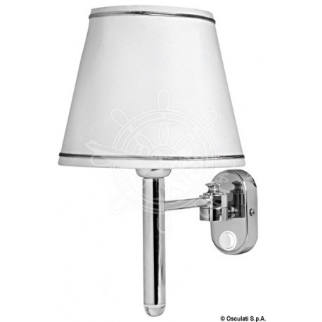 Applique murale laiton chr