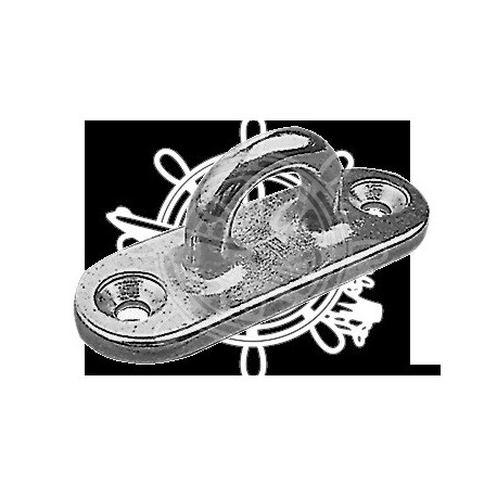 Pontet AISI316 avec 2 vis 75 mm