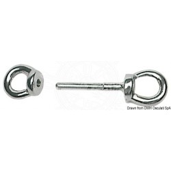 Anneau double inox 8x60 mm