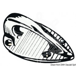 Anneau à vis bronze chromé 50x30x25 mm