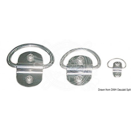 Cadène articulée AISI304 poli 68x38 mm