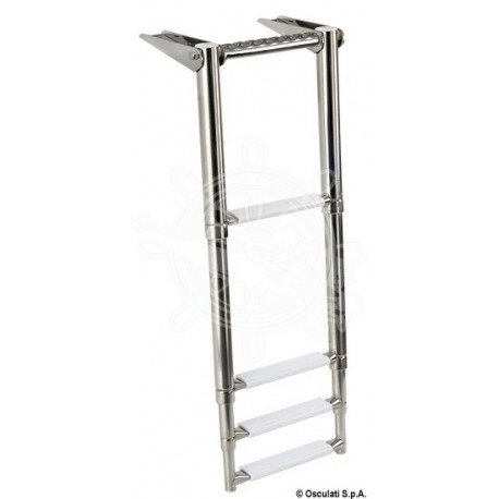 Echelle télescopique plate-forme 4 marches