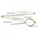 Compas diviseur en laiton poli miroir 177 mm