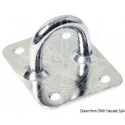 Platine fixation avec anneau inox 50x40 mm