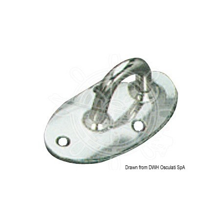 Pontet sur platine inox