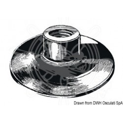 Mât pavillon droit noir 75mm