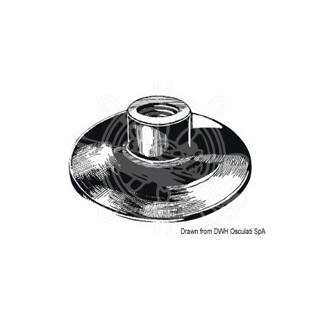 Mât pavillon droit noir 75mm