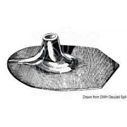 Mât de pavillon incliné 100x85