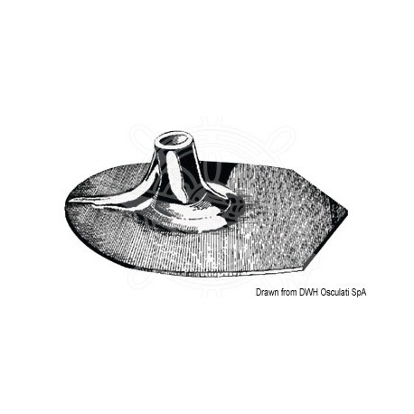 Mât de pavillon incliné 100x85