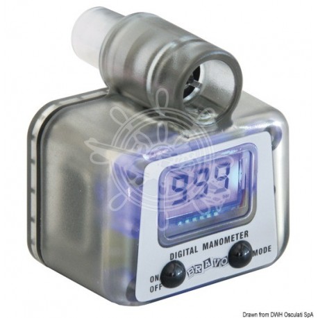 Manomètre numérique 0-999 mbar 9 V