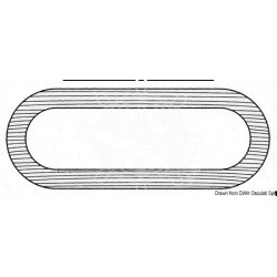 Cadre teck x porte-objet