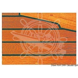 Latte teck pour pont 60 mm