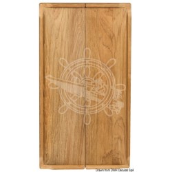 Table teck pliant 70x64 cm