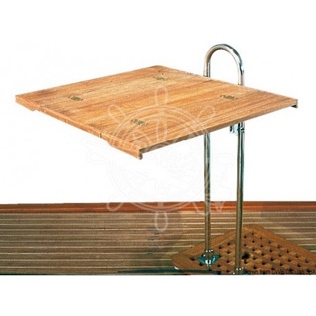 Table teck pliant 70x80 cm