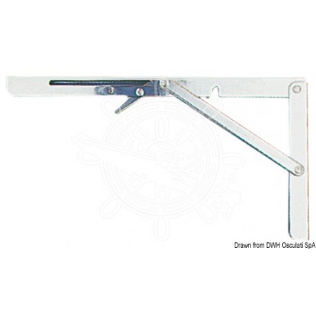 Bras inox support table (paire) 303x165 mm