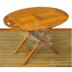 Table transport teck 85x60x53 cm