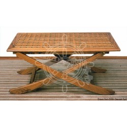 Table teck pliante 110x70 cm