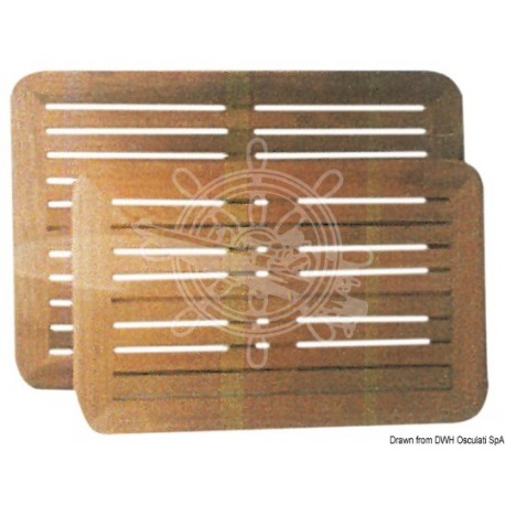 Plans de table teck 45x70 cm