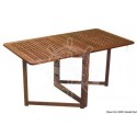 Table teck pliante 78x145x70 cm