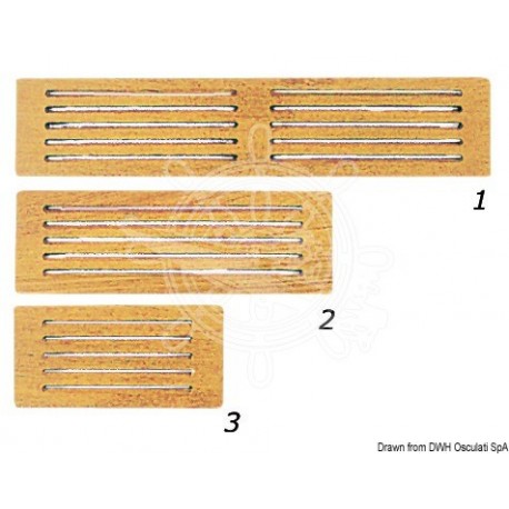 Façade protection teck 200x100 mm